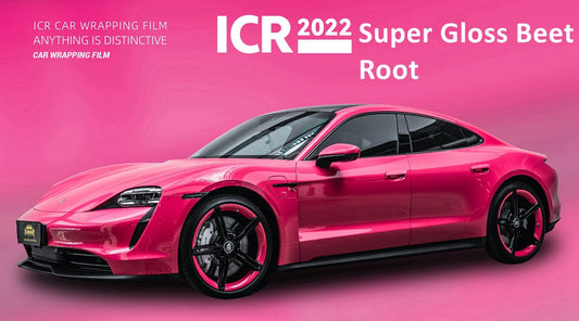 Ichangerfilm Ferrari Red Car Wrapping Film