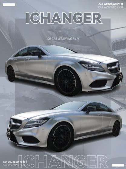 Wrapping Car Satin Metallic Silver