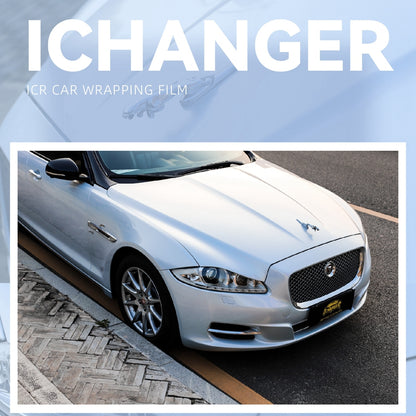 Vehicle Wrap Iridescence Laser White