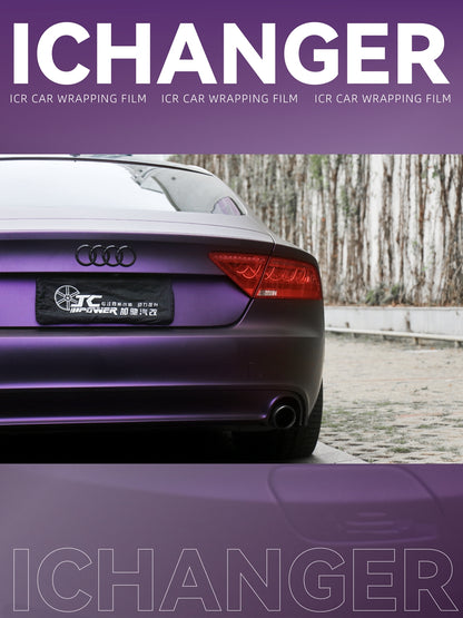 How Much Full Vinyl Wrap PPF Matte Whirlpool Purple for Audi A7