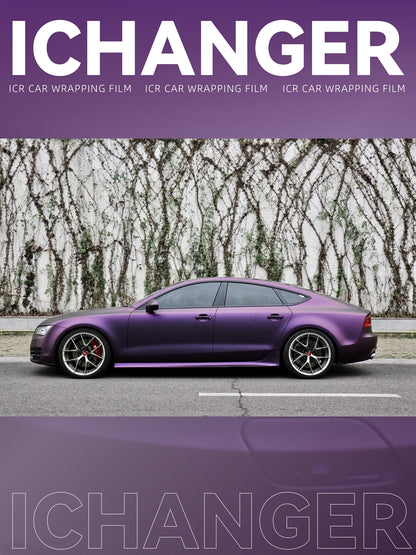 How Much Full Vinyl Wrap PPF Matte Whirlpool Purple for Audi A7