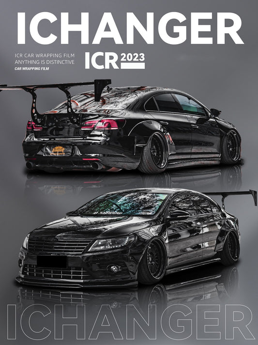 Wrapping Vinyl Film Racing Black