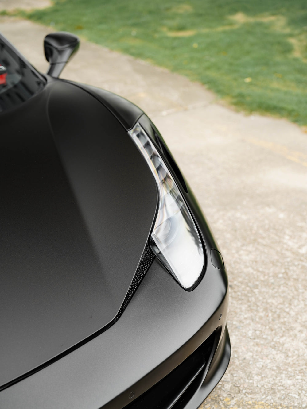Vinyl Wrap Batman Black for Ferrari