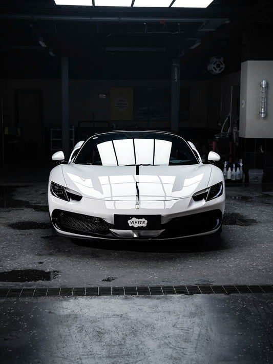 Buy Car Wrapping Vinyl PPF Champion White for Ferrari F8
