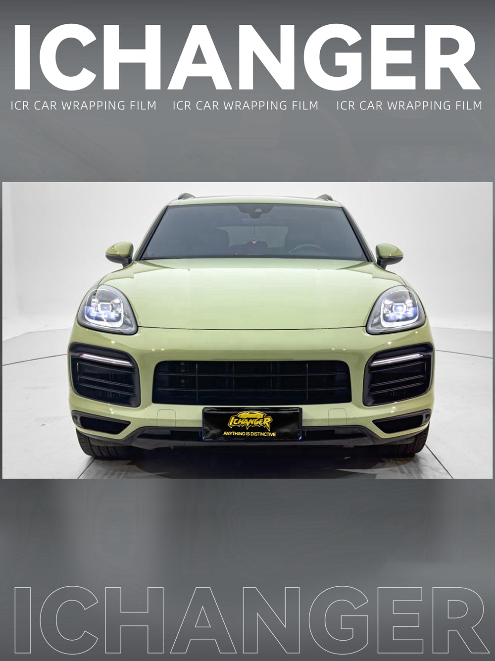 Vinyl Wrap Super Gloss Khaki Grey