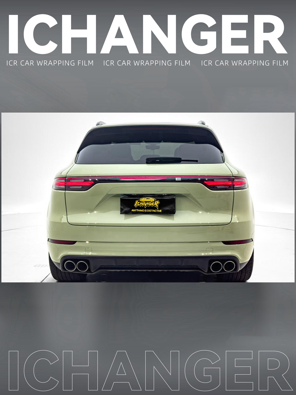 Vinyl Wrap Super Gloss Khaki Grey