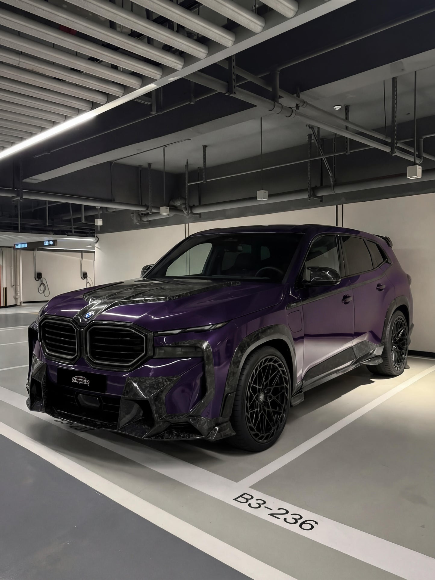 Vinyl Wrap Emperor Purple For Bmw X5