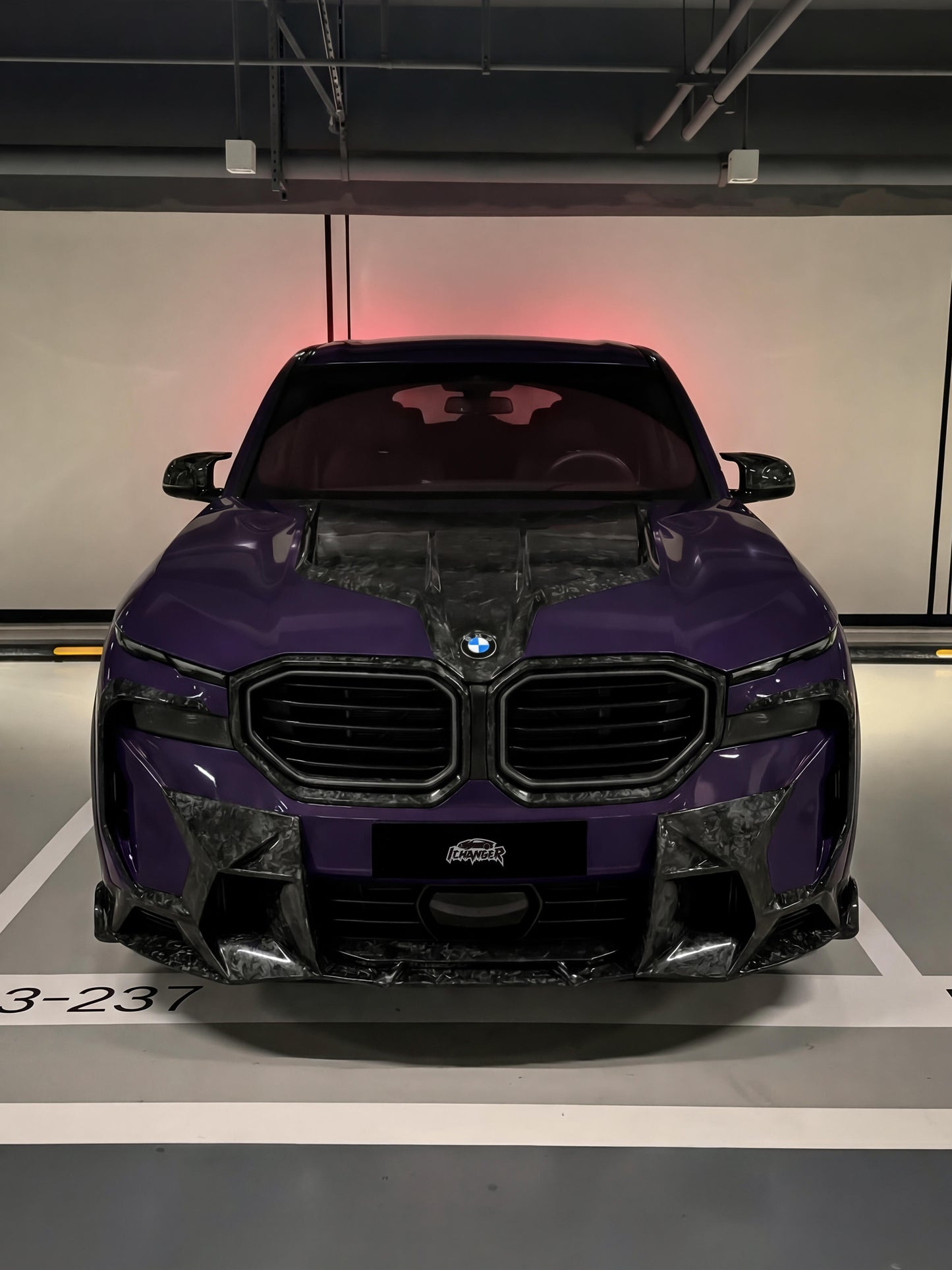 Vinyl Wrap Emperor Purple For Bmw X5