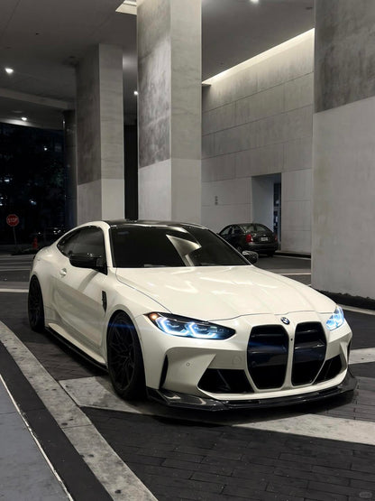 TPU Car Wrapping White Jade for BMW M4