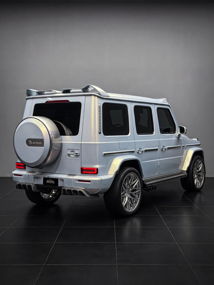 Premium Wrapping Car PPF ICE Blue for Mercedes Benz G63