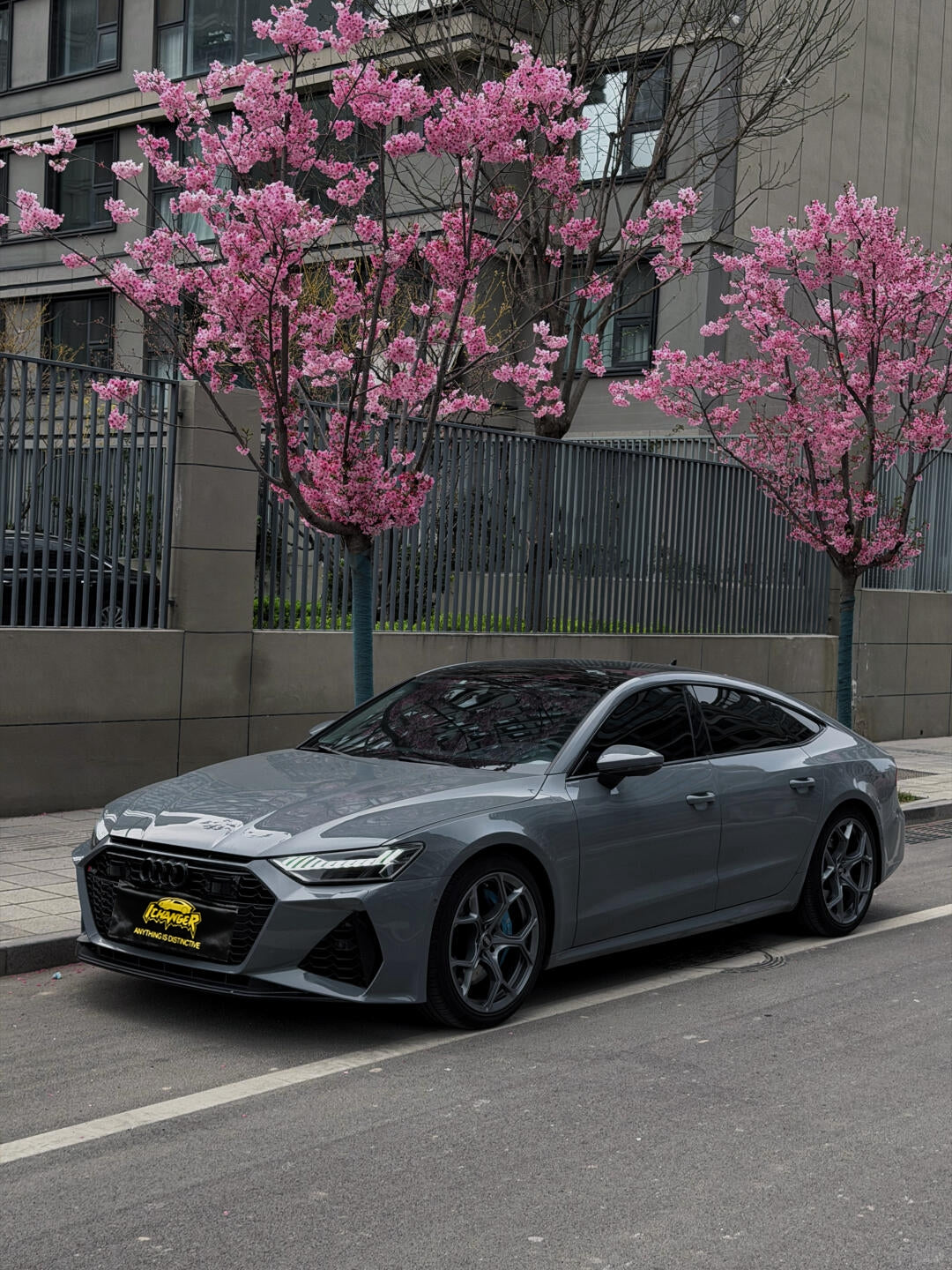 Ichanger Premium TPU Full Wrapping PPF Ferret Grey for Audi