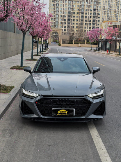 Ichanger Premium TPU Full Wrapping PPF Ferret Grey for Audi