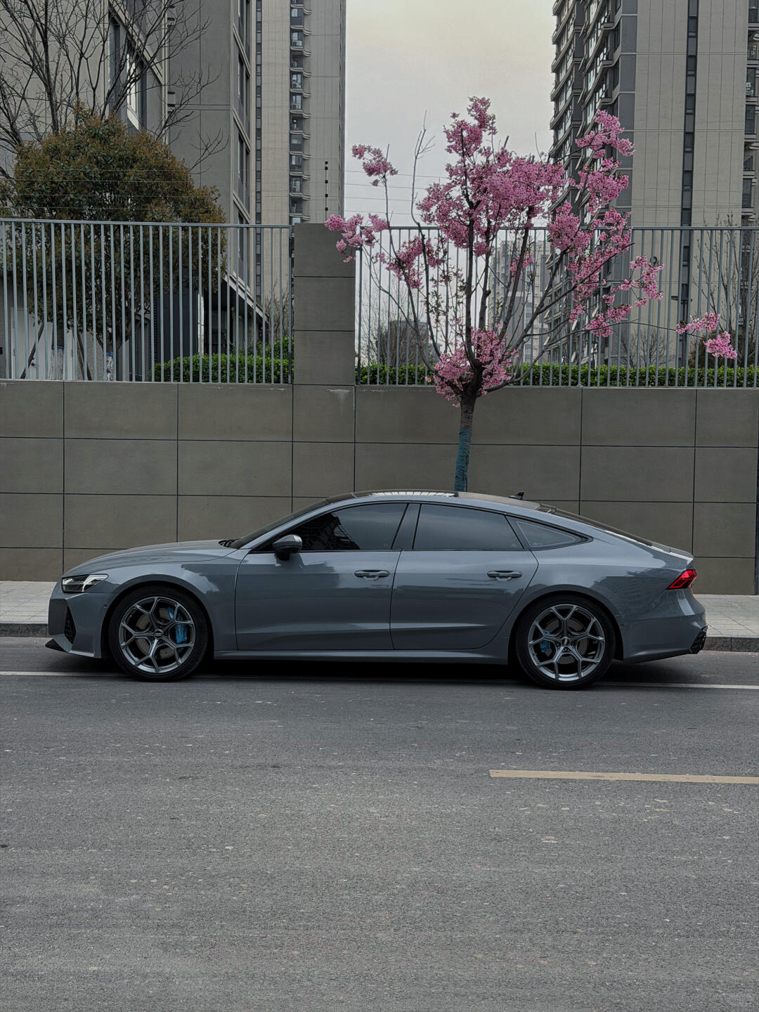 Ichanger Premium TPU Full Wrapping PPF Ferret Grey for Audi