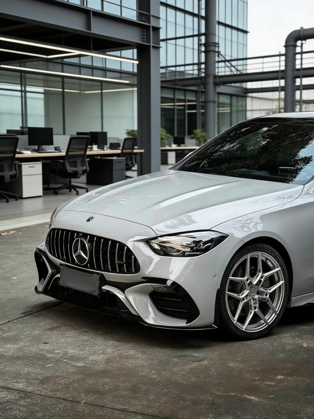 The Most Hottest Wrapping Brand PPF Spring Grey for Mercedes Benz