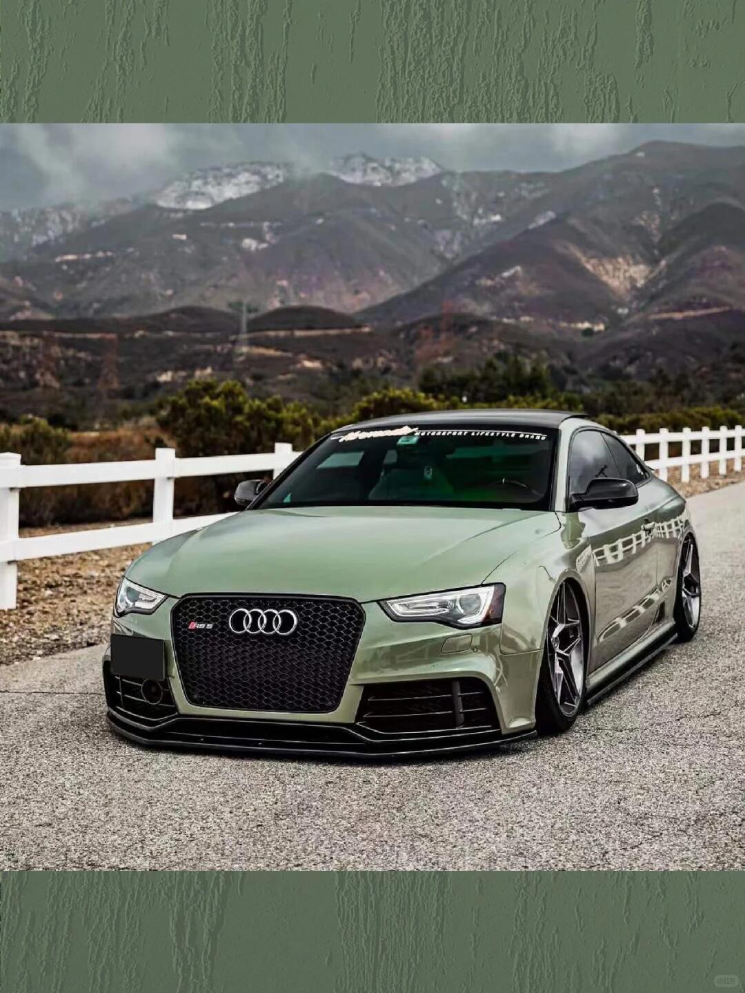 Best Car Wrapping in Los Angeles PPF Theodore Green for Audi