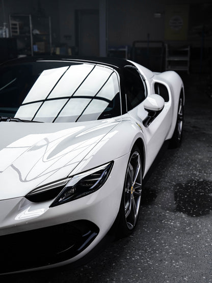 Buy Car Wrapping Vinyl PPF Champion White for Ferrari F8