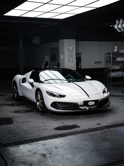 Buy Car Wrapping Vinyl PPF Champion White for Ferrari F8