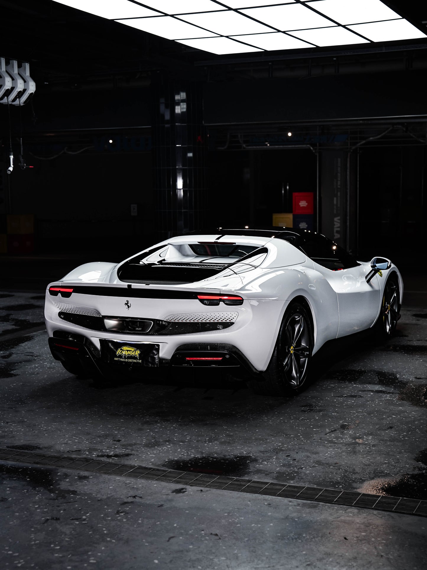 Buy Car Wrapping Vinyl PPF Champion White for Ferrari F8