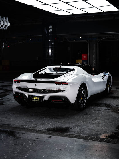 Buy Car Wrapping Vinyl PPF Champion White for Ferrari F8