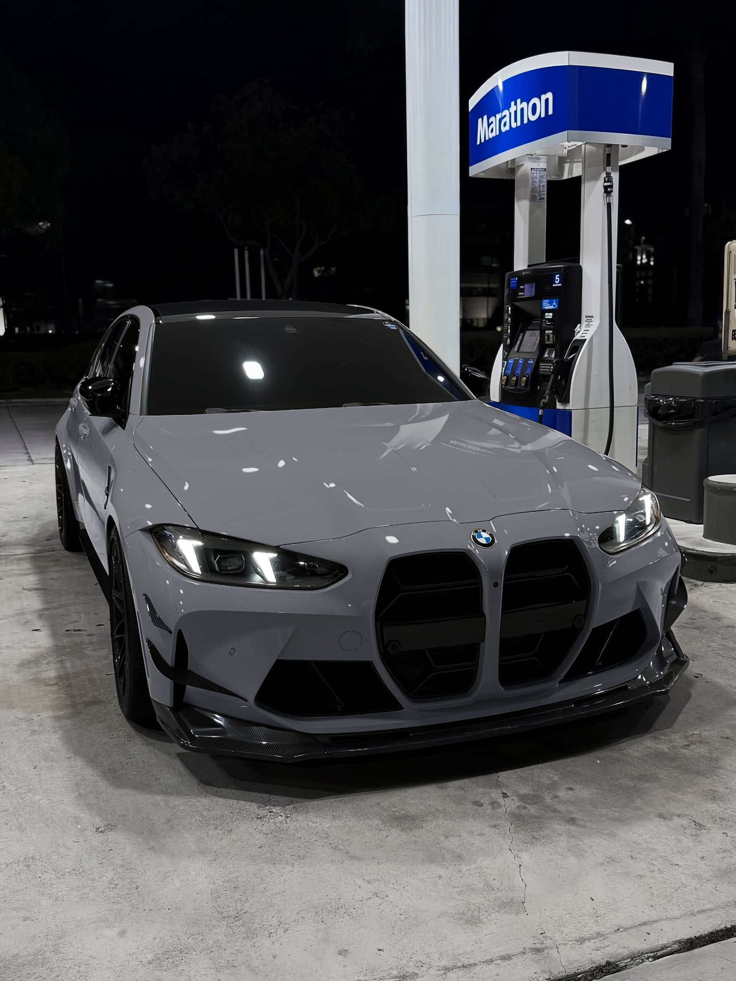 Wrapping Car Near Me in Los Angeles PPF Mountain Grey for BWM