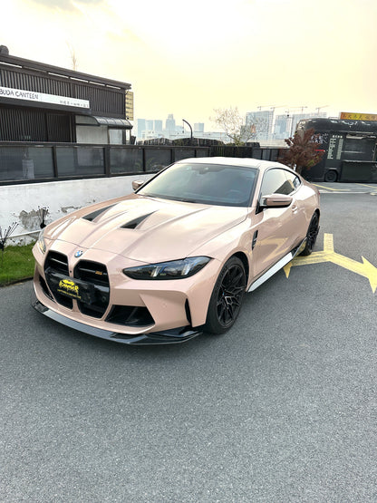 Ichanger Unique Color Wrap Film Honey Brown for BMW M4 G82