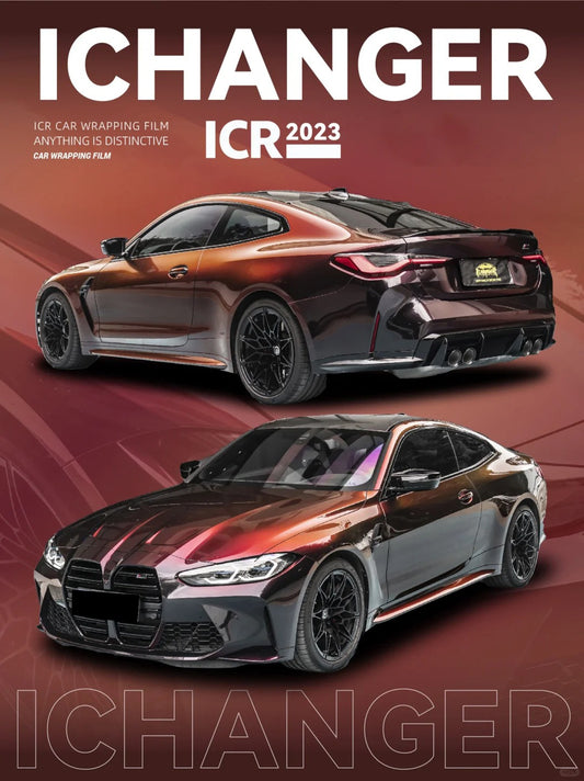 Vinyl Wrap Ambiglow Black to Red
