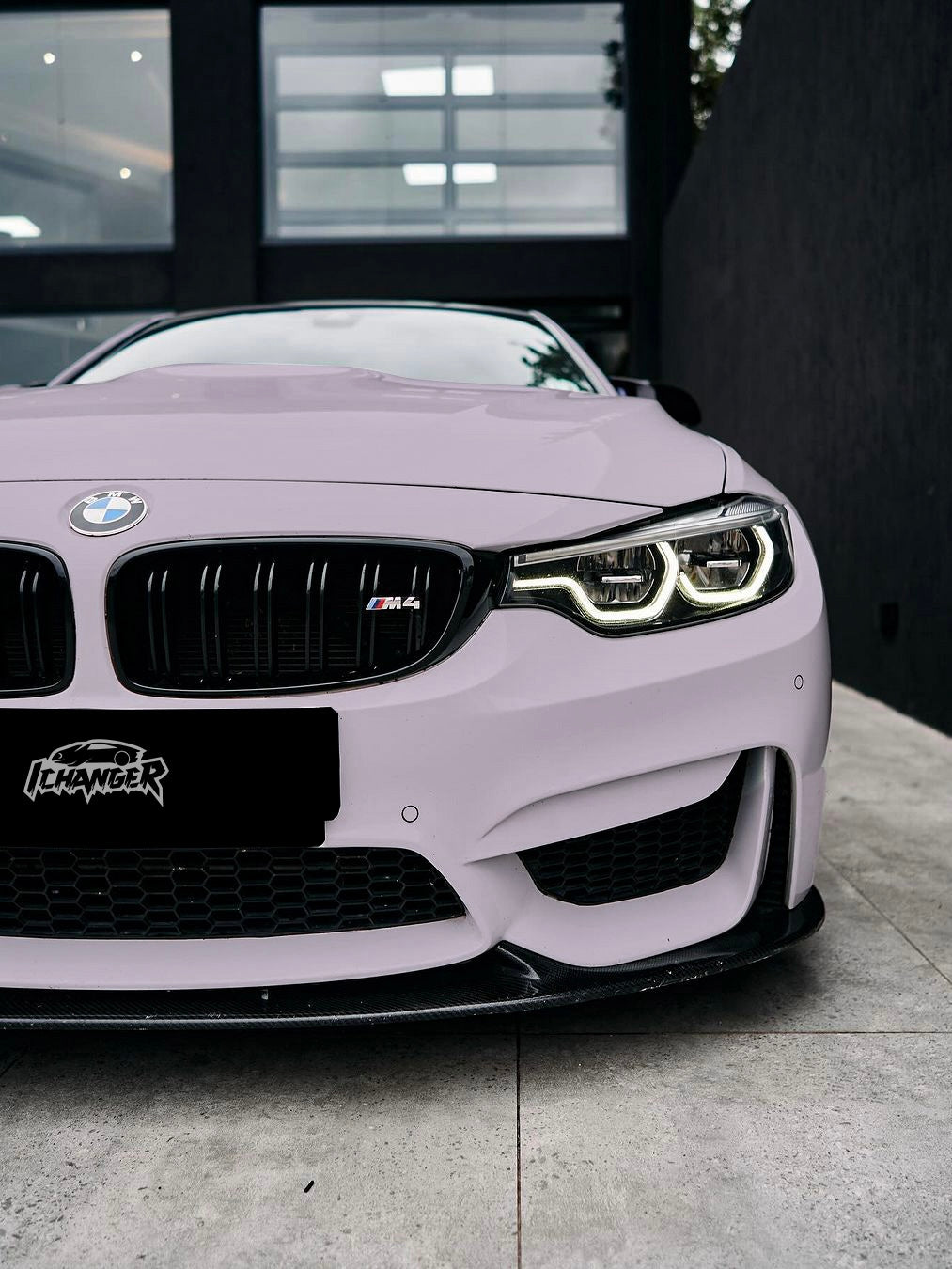 Premium Car Wrapping Vinyl PPF Fog Purple for BMW