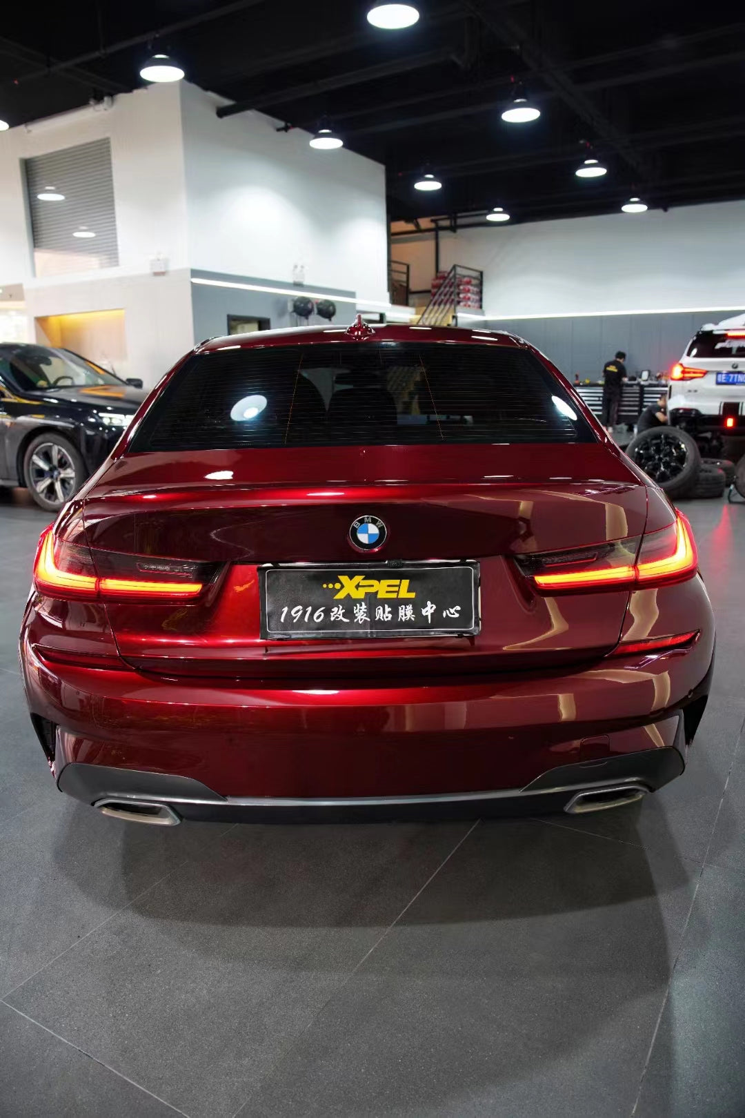 Does Wrapping A Car Damage The Paint PPF Liquid Chasm Red for BMW