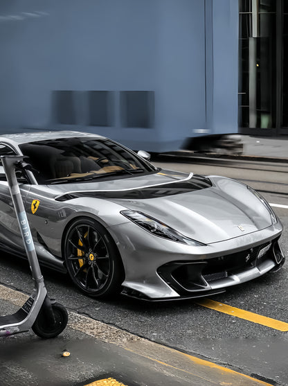 Night Car Wrapping Mask PPF Liquid Star Silver for Ferrari