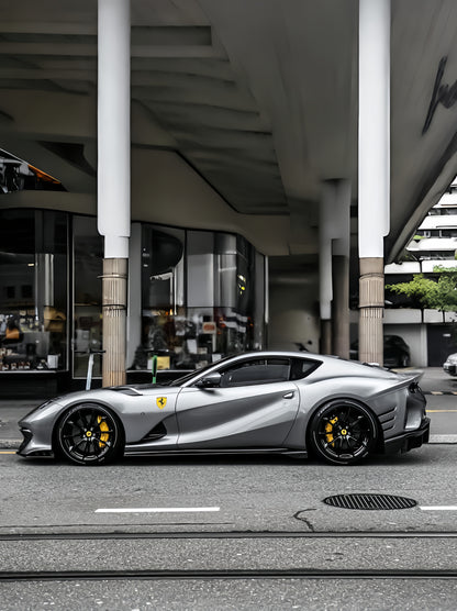 Night Car Wrapping Mask PPF Liquid Star Silver for Ferrari