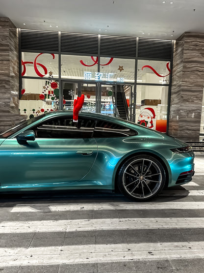 Vinyl Wrap Lane Green For Porsche