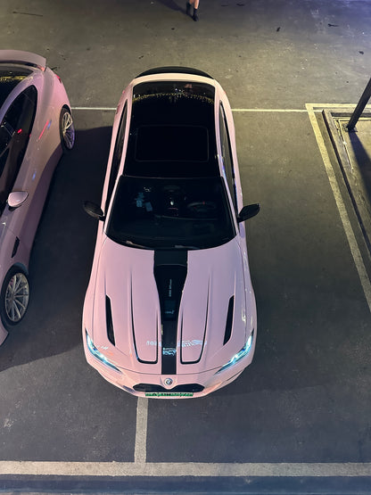 Wrapping a Car in Litchi Pink For BMW M4