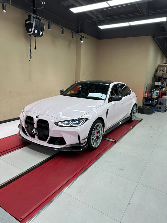 Ichanger Vinyl Wrap in Car Koi Pink for BMW M4