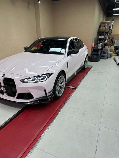 Ichanger Vinyl Wrap in Car Koi Pink for BMW M4