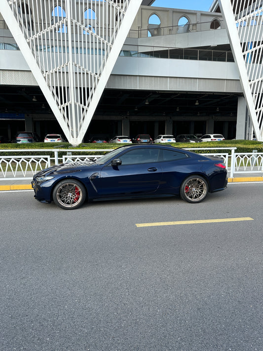Wrapping Ichanger Danquan Stone Blue BMW in Los Angeles
