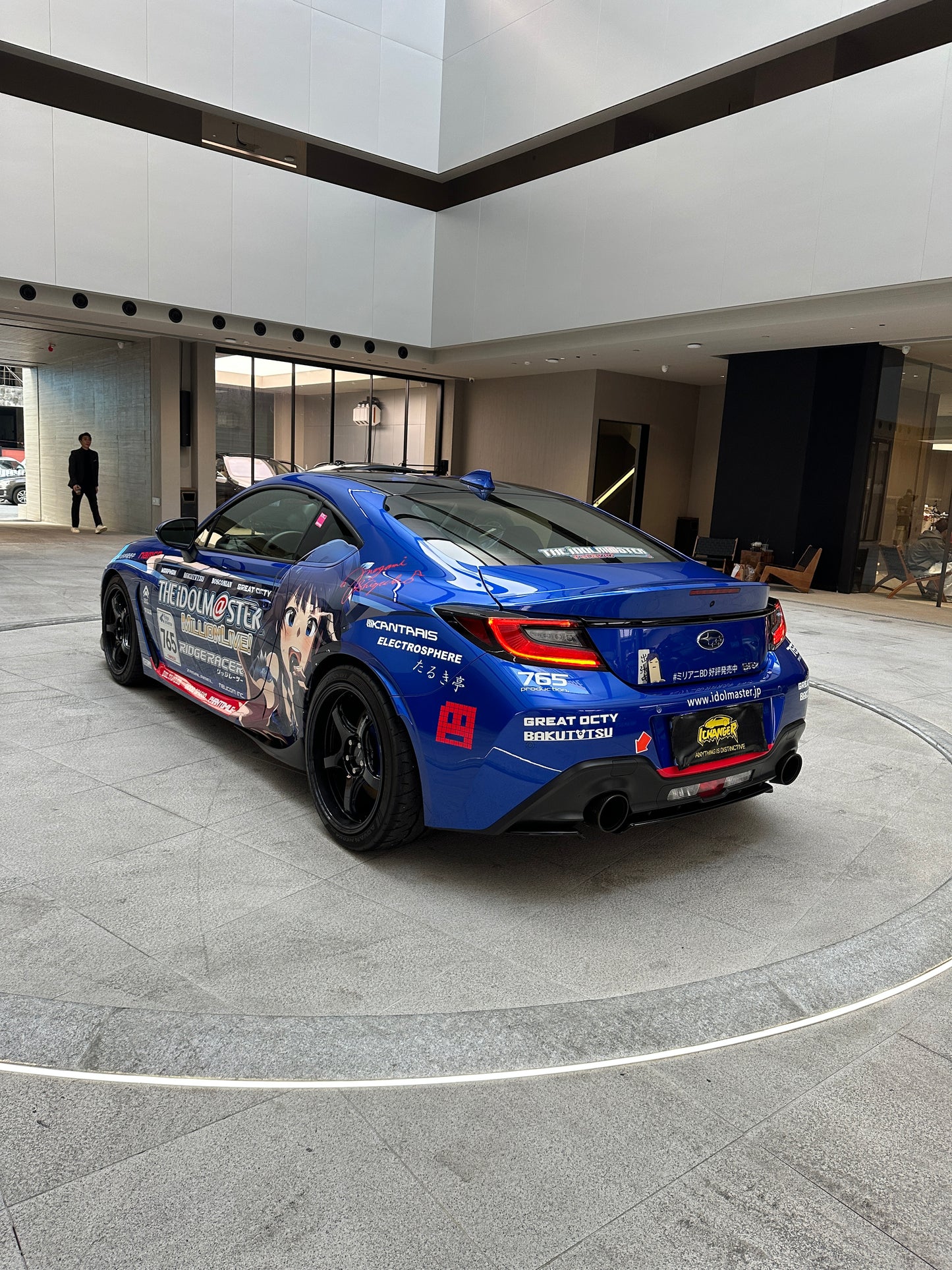 Car Wrap Chihaya Kisaragi for Bubaru Brz