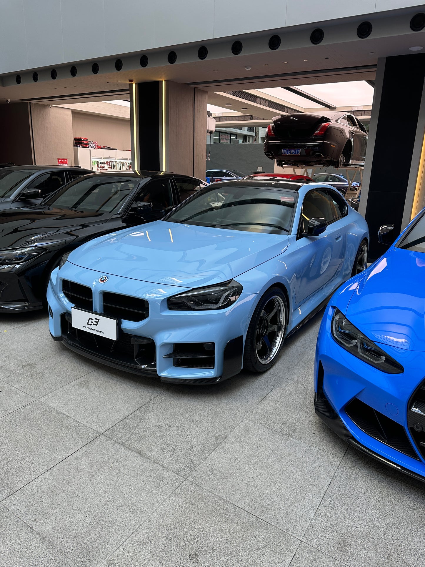 Full Car Wrapping in Germany Zandvoort Blue for BMW M4 G82