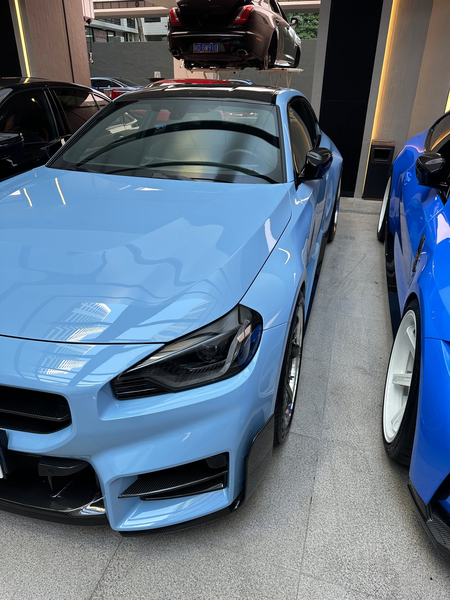 Full Car Wrapping in Germany Zandvoort Blue for BMW M4 G82