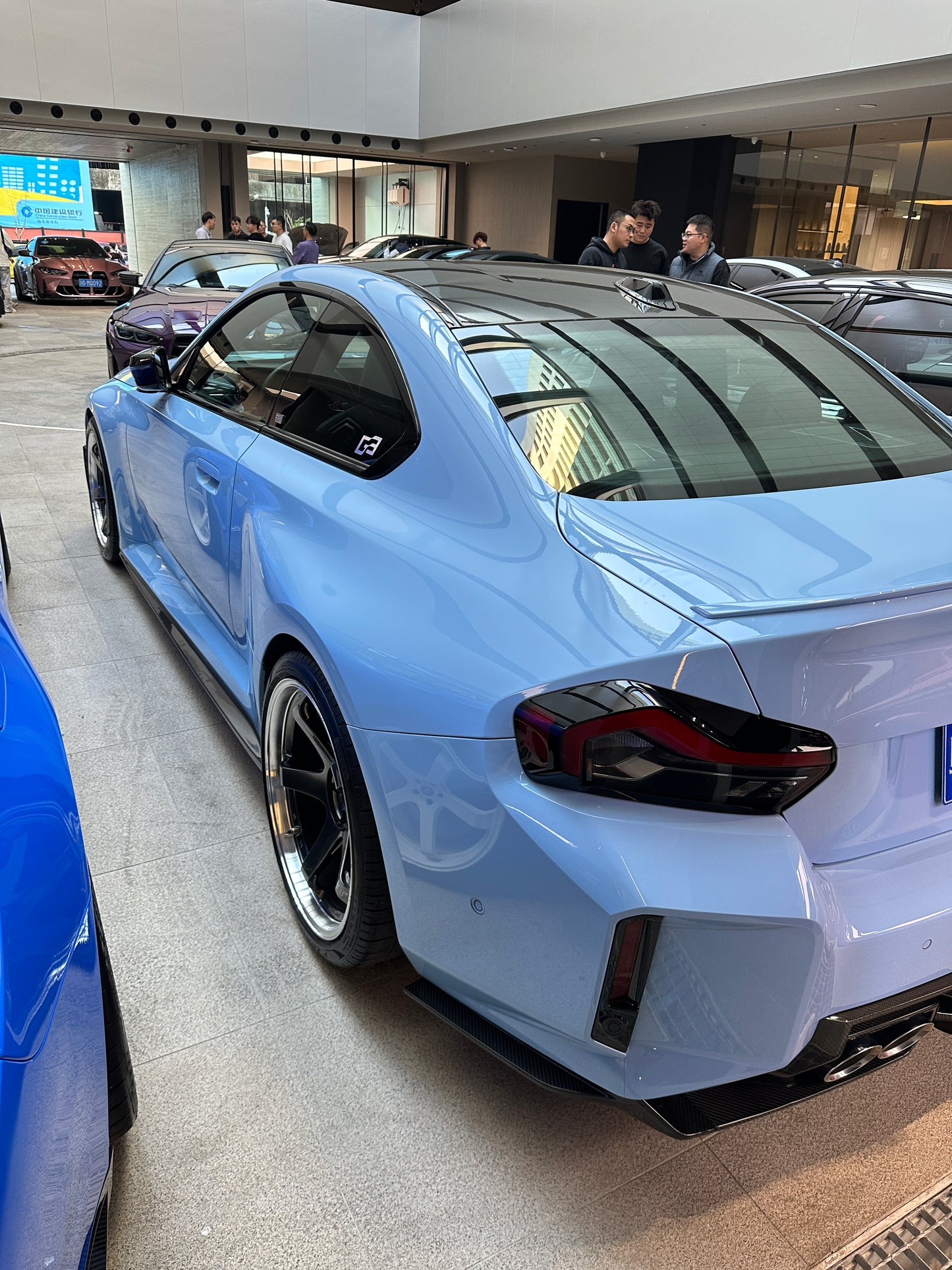 Full Car Wrapping in Germany Zandvoort Blue for BMW M4 G82