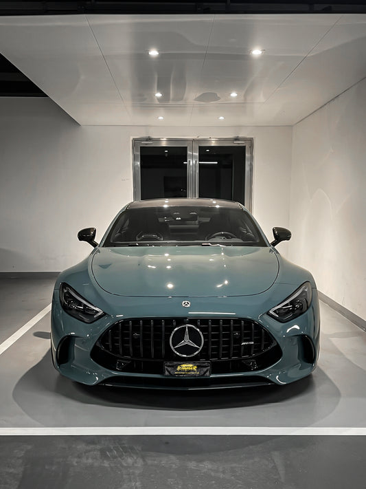 Car Wrapping Vinyl Near Me In Chicago Salix Grey for Mercedes Benz