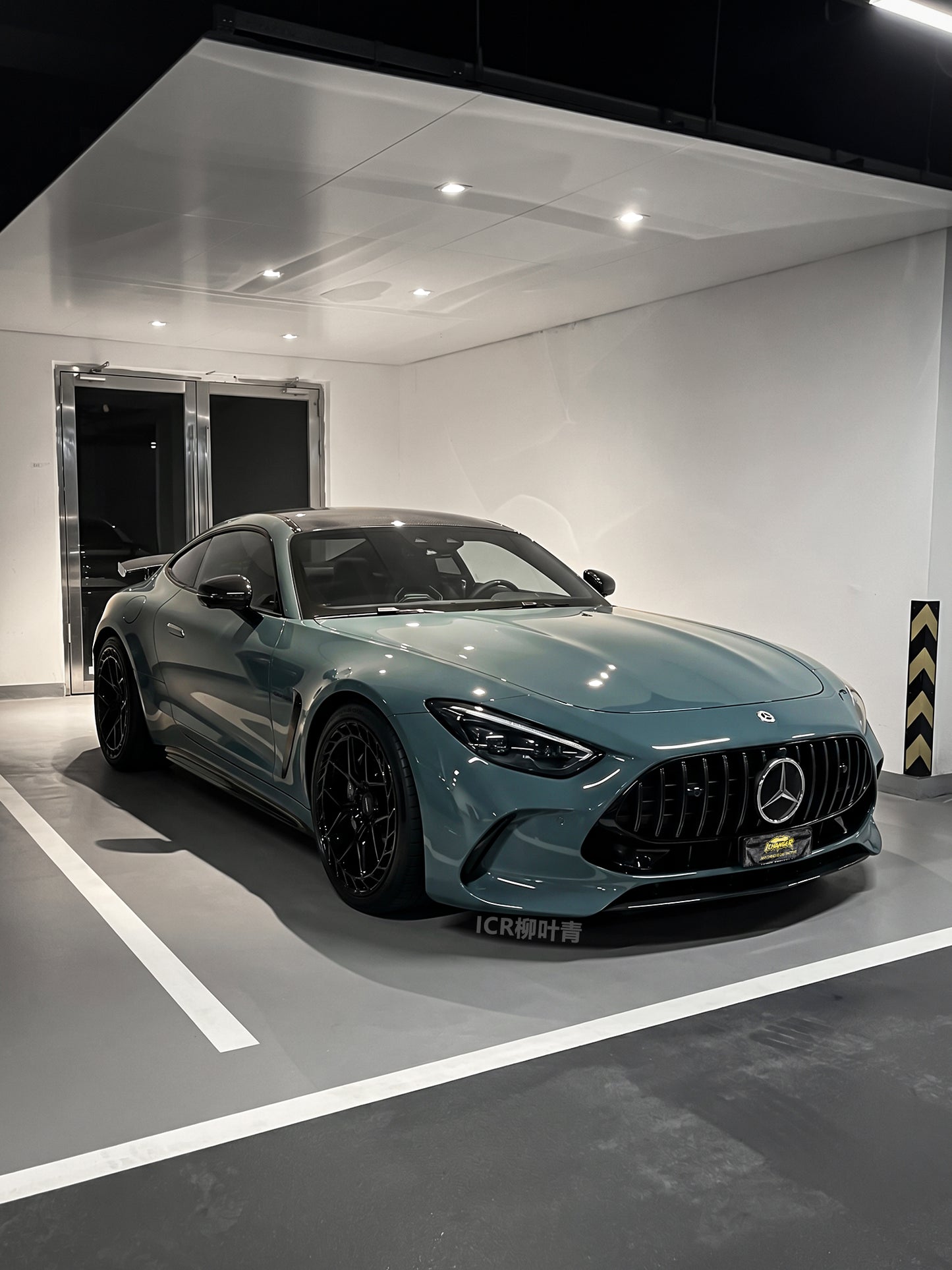 Car Wrapping Vinyl Near Me In Chicago Salix Grey for Mercedes Benz
