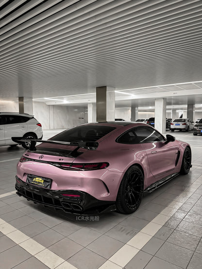 Full Roll Vinyl Wrap Water Pink for Mercedes Benz AMG
