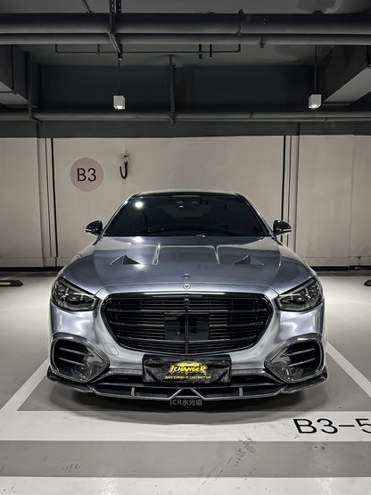 Premium Unique Car Color Vinyl Film Water Silver for Mercedes Benz AMG