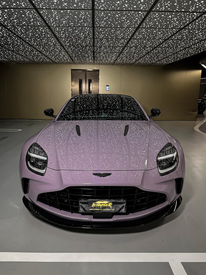 How Long Full Car Vinyl Wrapping in Germany Vola Purple for Aston Martin