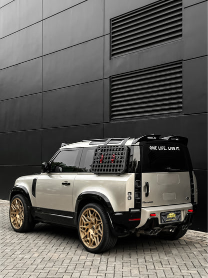 Where Can Wrapp Full Car in New York Super Paint Champagne Gold for Defender