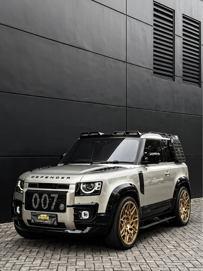 Where Can Wrapp Full Car in New York Super Paint Champagne Gold for Defender