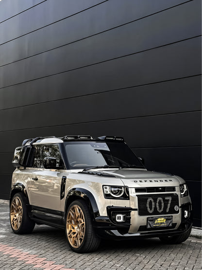 Where Can Wrapp Full Car in New York Super Paint Champagne Gold for Defender