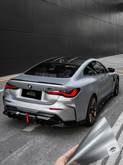 Where to Wrap Ichanger Vinyl Film in Canada Frosted Silver for BMW M4