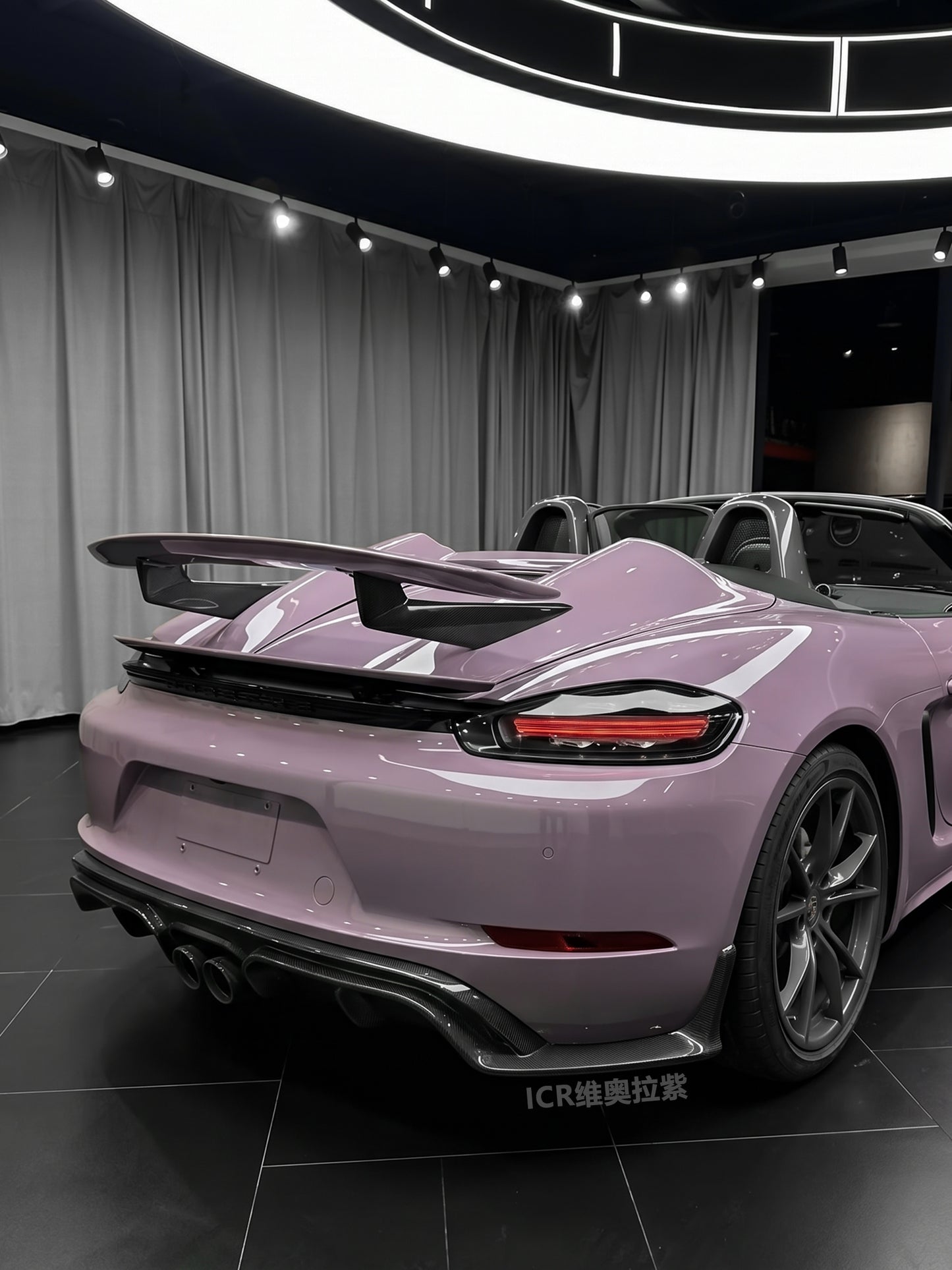 Where Can Wrap Ichanger Premium Vinyl Film in Illinois Vola Purple for Porsche 911