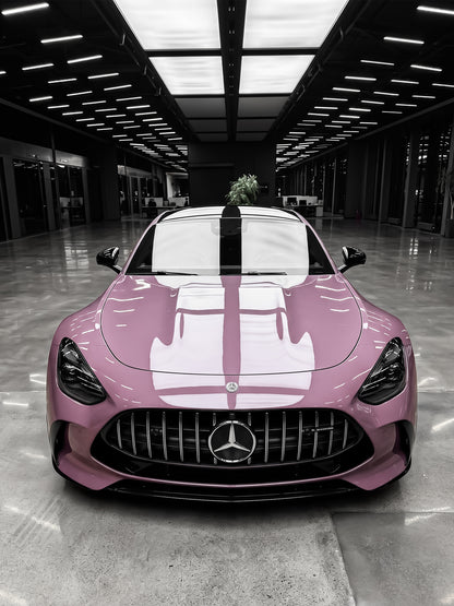 How Much Full Car Wrapping PPF Milk Pink for Mercedes Benz